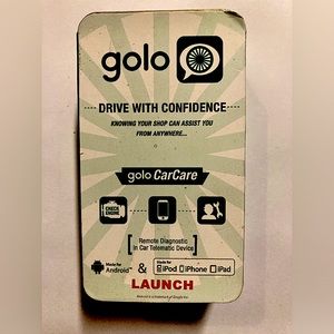 LAUNCH goloCarCare Remote Diagnostic Telematic Device - Android, iPhone, or iPad